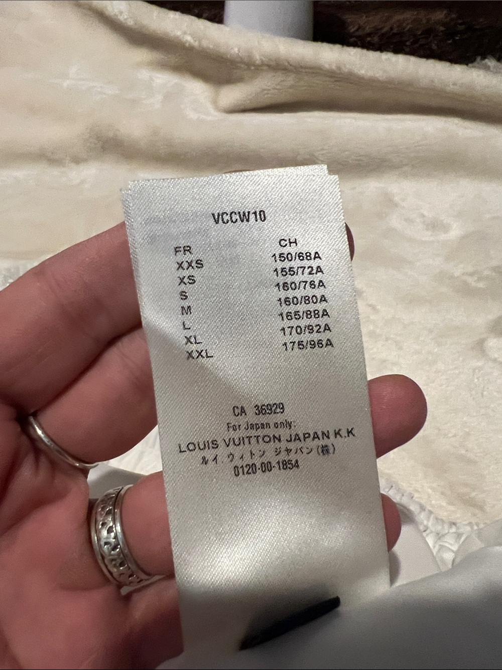 NWOT LOUIS VUITTON 🤍 WHITE NYLON JOGGER SWEATPANT/HOODED ZIP JACKET SET Women L - Picture 15 of 15